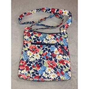 vera bradley purse FLORAL‎  11x11 with pockets and strap -- nice and small